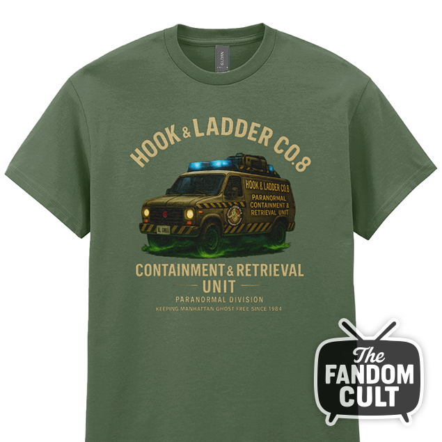 Containment & Retrieval Truck T-Shirt - Inspired by Ghostbusters
