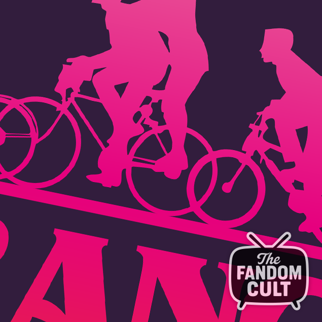 Bikes & Demogorgon Pink Gradient T-Shirt - Inspired by Stranger Things