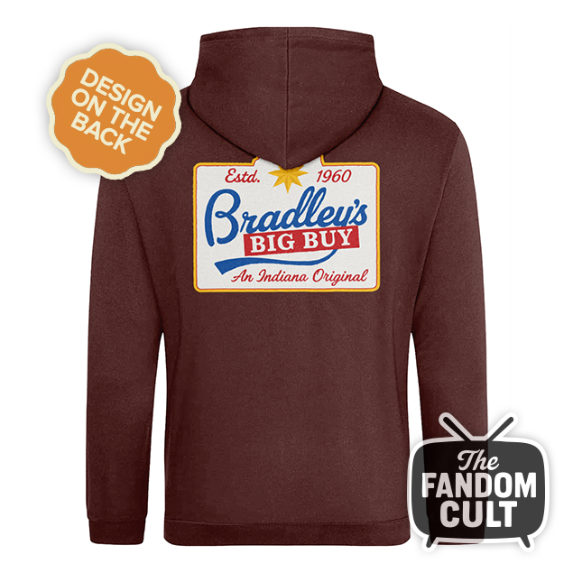 Bradleys Big Buy Brown Hoodie - Stranger Things