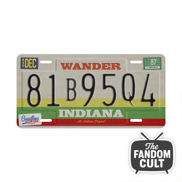 Bradley's Big Buy Truck Replica License Plate - Inspired by Stranger Things