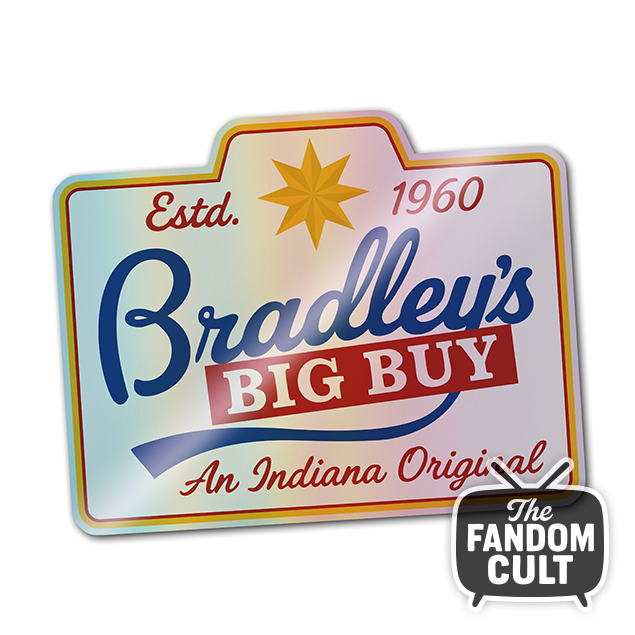 Bradley's Big Buy Logo Sticker - Inspired by Stranger Things