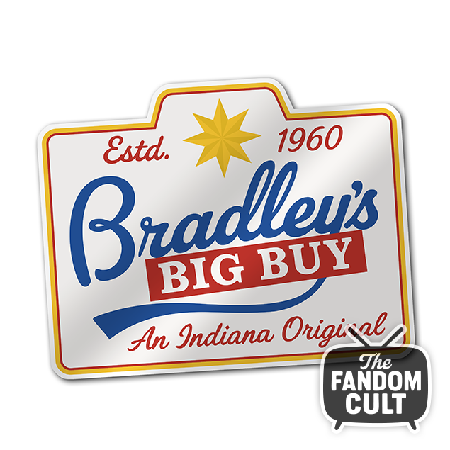 Bradley's Big Buy Logo Sticker - Inspired by Stranger Things