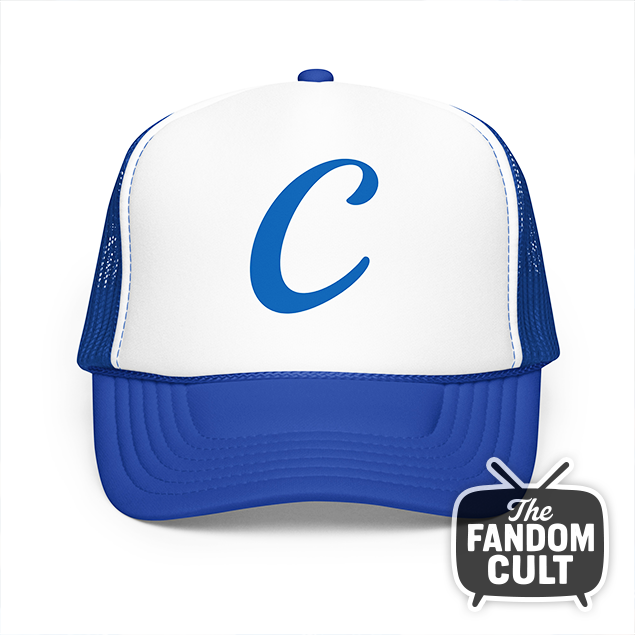 Coach Steve 'Cubs' Blue & White Baseball Cap - Steve Harrington Cosplay - Stranger Things