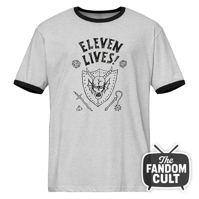 Eleven Lives - Hellfire Lives! Parody T-Shirt - Inspired by Stranger Things