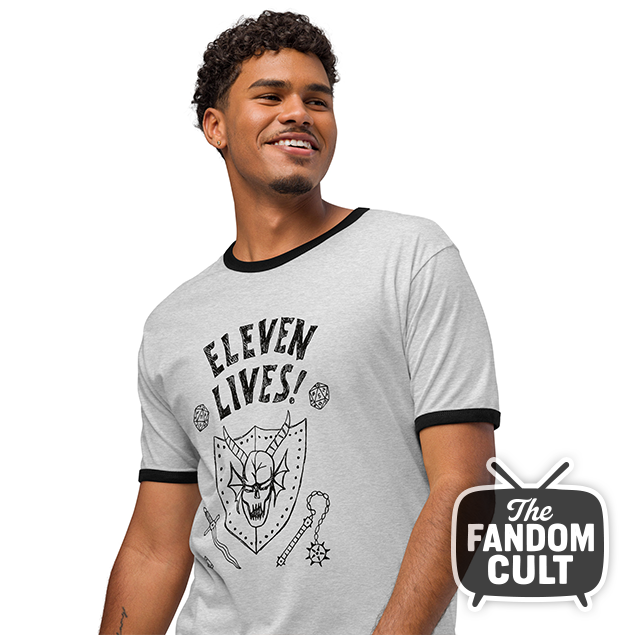 Eleven Lives - Hellfire Lives! Parody T-Shirt - Inspired by Stranger Things