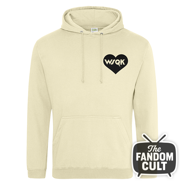 WSQK Heart Logo College Hoodie - Inspired by Stranger Things