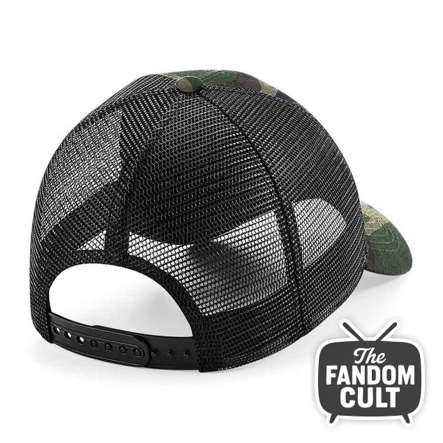 Retro Camo Mesh Cap with J. A. Owens ACE Hardware Patch - Jim Hopper