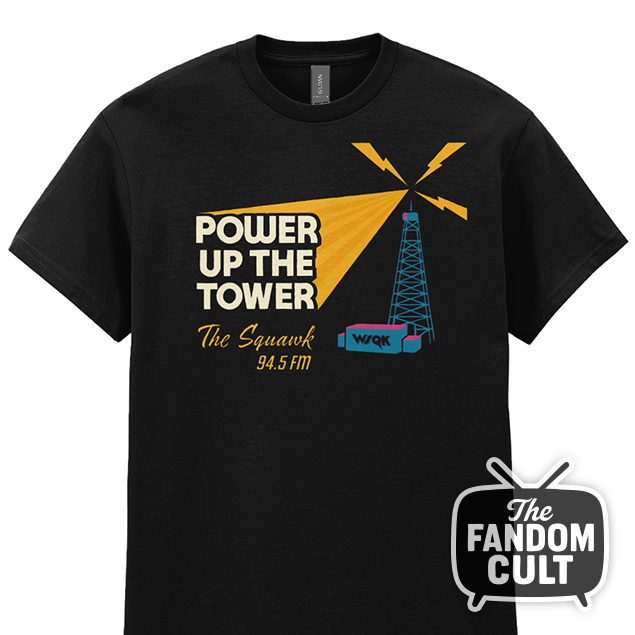 Power Up the Tower WSQK T-Shirt - Inspired by Stranger Things