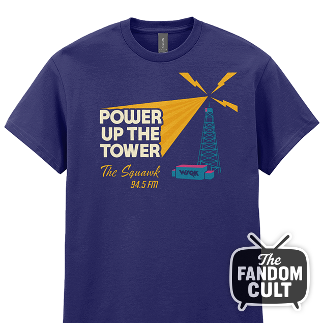 Power Up the Tower WSQK T-Shirt - Inspired by Stranger Things