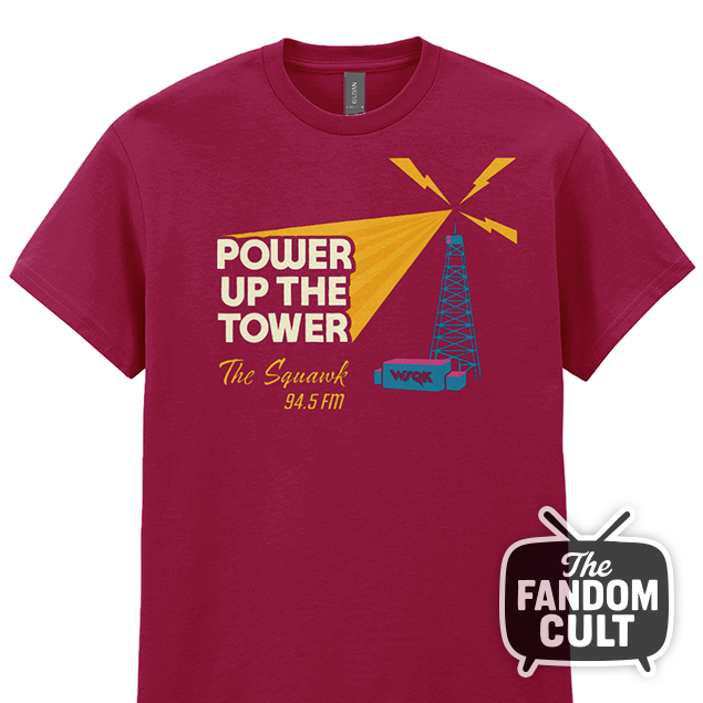 Power Up the Tower WSQK T-Shirt - Inspired by Stranger Things