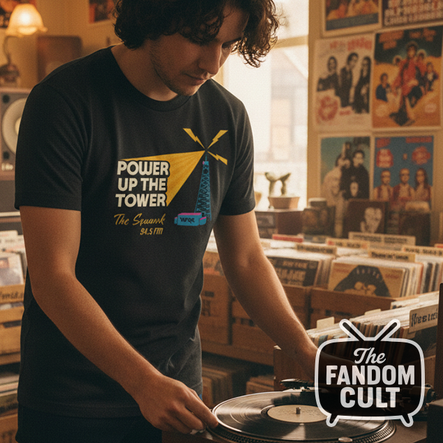 Power Up the Tower WSQK T-Shirt - Inspired by Stranger Things