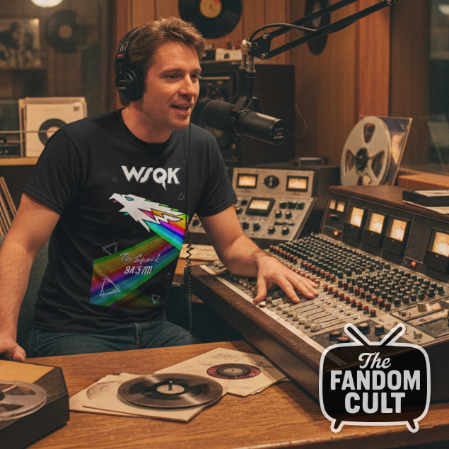 Retro Flying Hawk - WSQK The Squawk - Inspired by Stranger Things