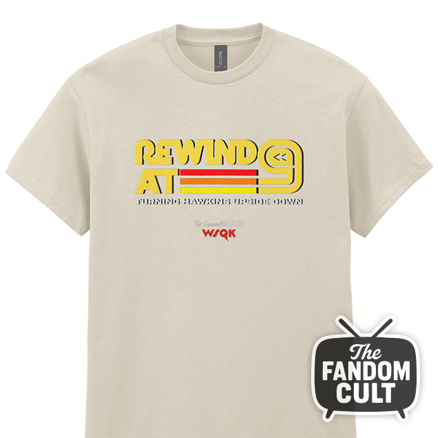 Rewind at 9 WSQK T-Shirt - Inspired by Stranger Things