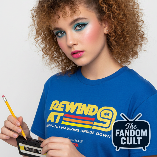 Rewind at 9 WSQK T-Shirt - Inspired by Stranger Things
