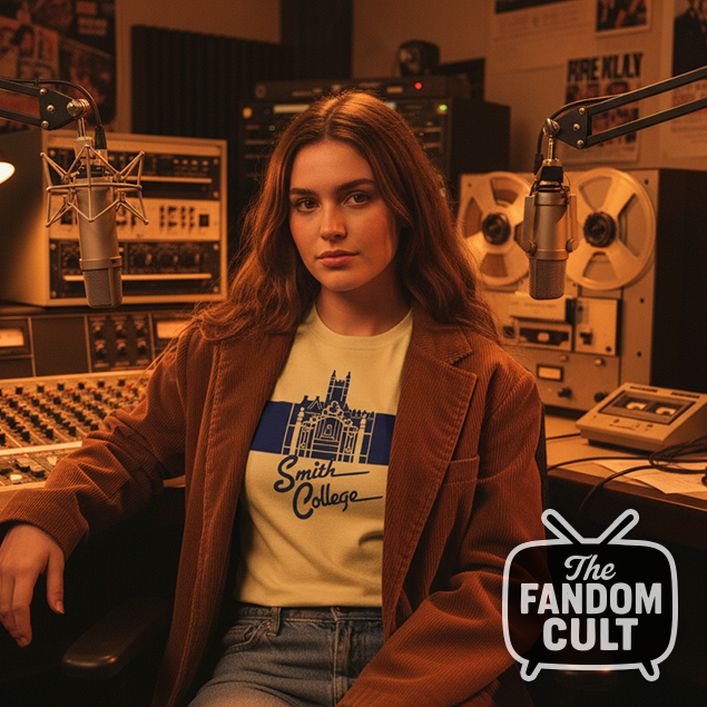 Smith College Pale Yellow T-Shirt - Stranger Things - Robin Buckley Cosplay