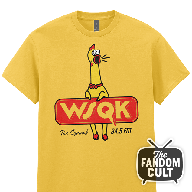 Squawking Chicken WSQK T-Shirt - Inspired by Stranger Things