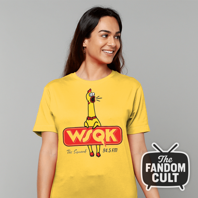 Squawking Chicken WSQK T-Shirt - Inspired by Stranger Things