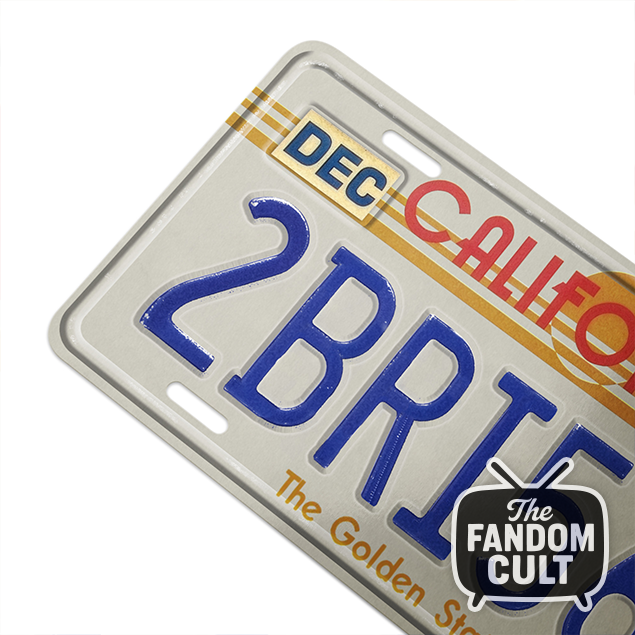 Surfer Boy Pizza Pizzamobile Van Replica License Plate - Inspired by Stranger Things