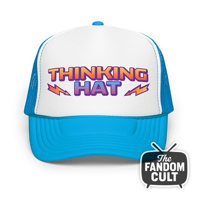 Thinking Hat Parody Cap in Blue
