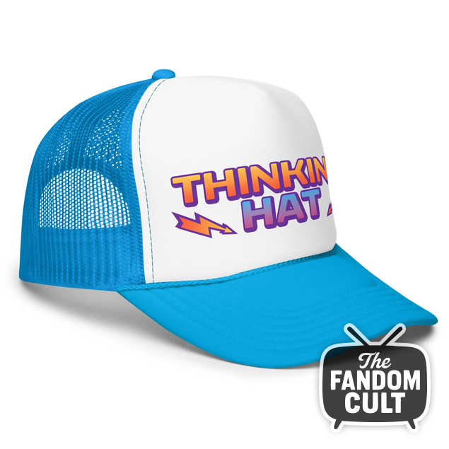 Thinking Hat Parody Cap in Blue