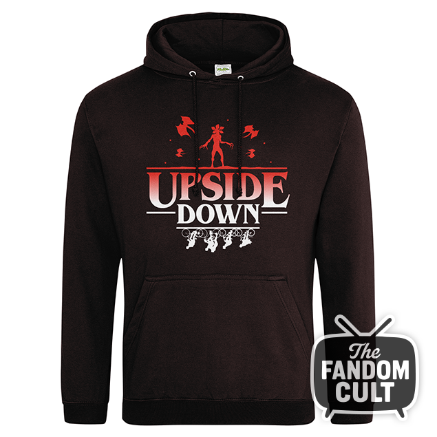 Upside Down Demogorgon Red/White Gradient - Inspired by Stranger Things