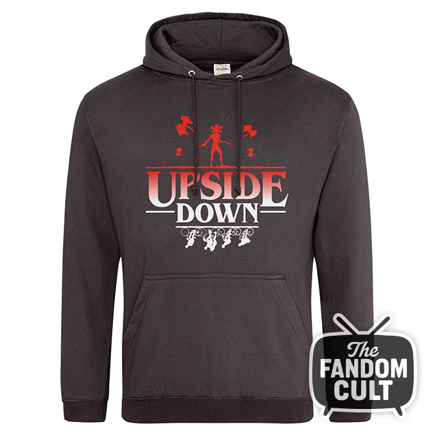 Upside Down Demogorgon Red/White Gradient - Inspired by Stranger Things