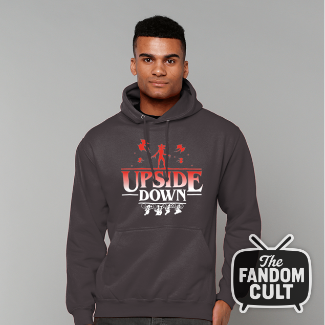 Upside Down Demogorgon Red/White Gradient - Inspired by Stranger Things