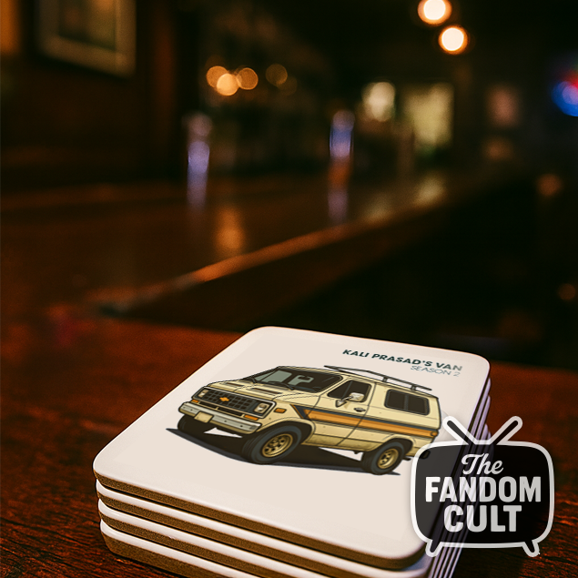 The Vans of Hawkins Retro Drinks Coasters - Set of 4