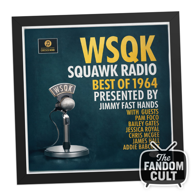 Framed WSQK Radio Station Poster - Squawk Radio Awards - Inspired by Stranger Things