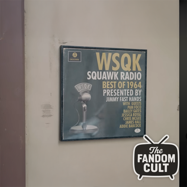 Framed WSQK Radio Station Poster - Squawk Radio Awards - Inspired by Stranger Things