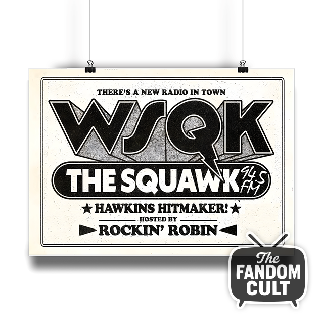 WSQK The Squawk Landscape Poster A5, A4, A3