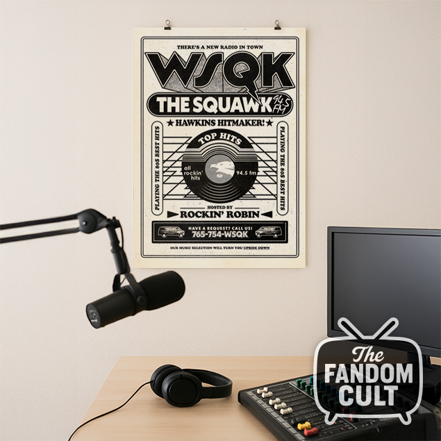 WSQK The Squawk Portrait Poster A5, A4, A3