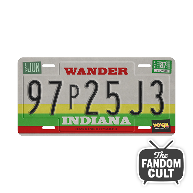 WSQK The Squawk Van Replica / Vanity License Plates - Inspired by Stranger Things