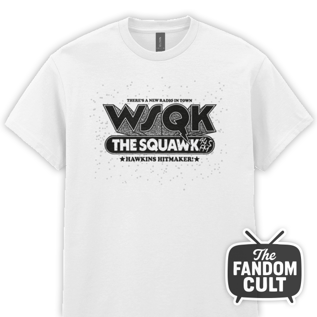 WSQK Static Logo T-Shirt in White