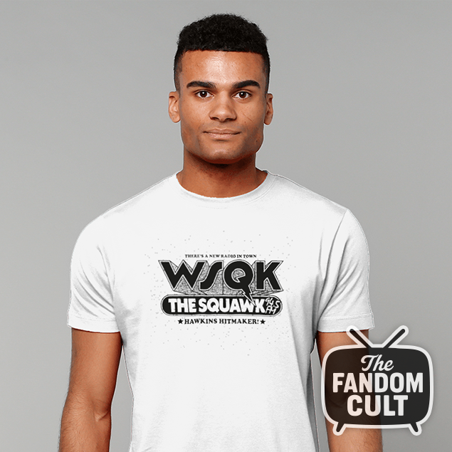 WSQK Static Logo T-Shirt in White