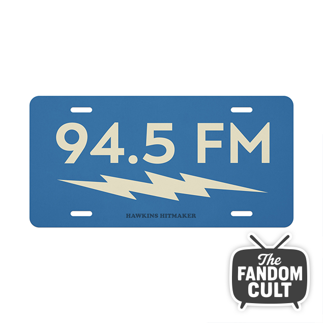 WSQK 94.5 FM The Squawk Van Vanity License Plate - Inspired by Stranger Things