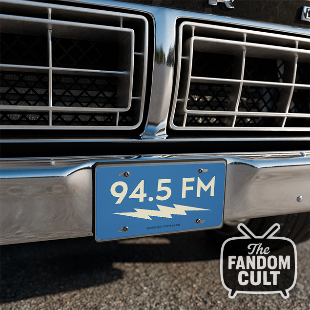 WSQK 94.5 FM The Squawk Van Vanity License Plate - Inspired by Stranger Things