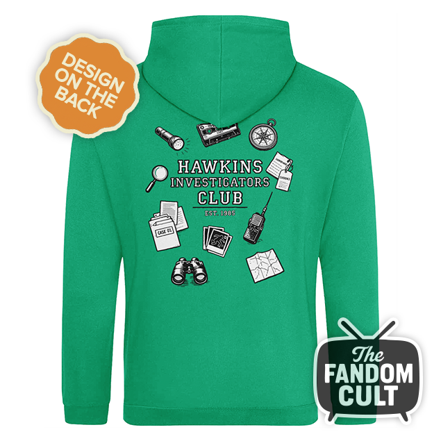 Hawkins Investigators Club Evidence Hoodie - Inspired by Tales from '85