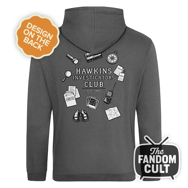 Hawkins Investigators Club Evidence Hoodie - Inspired by Tales from '85