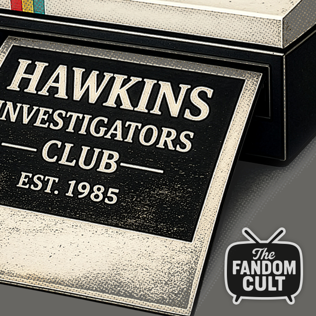 Polaroid Hawkins Investigators Club Grey T-Shirt - Tales from '85