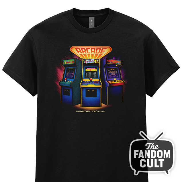 Arcade High Score Dig Dug Mad Max T-Shirt - Inspired by Tales from 85