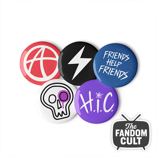 Hawkins Investigators Club Metal Button Pins - Nikki Baxter Cosplay - Inspired by Tales from 85